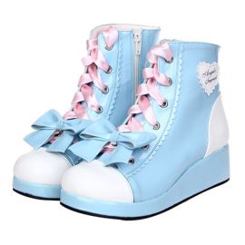 Cosplay Lolita shoes with bow