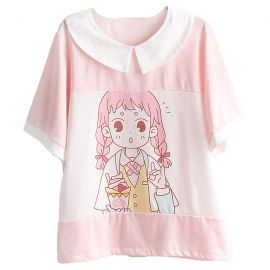 Cute anime-style T-shirt