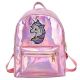 Small shiny unicorn backpack