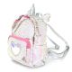 Small glittering unicorn backpack
