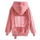 Cute pink plush jacket
