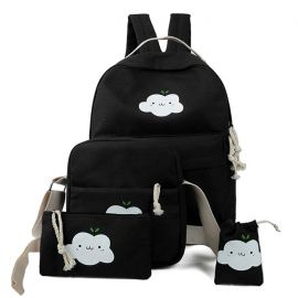 Cute cloud bag set of four