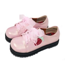 Cosplay Lolita strawberry pattern shoes
