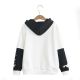 Black/white japanese cat hoodie