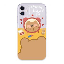 Brown teddy bear iPhone case