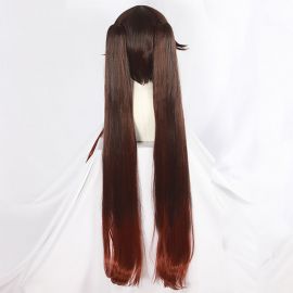 Genshin Impact - Hu Tao long red brown wig