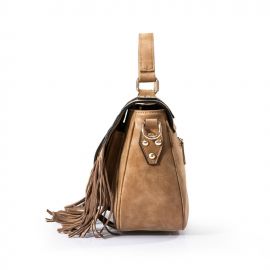 Elegant women's bag with tassels