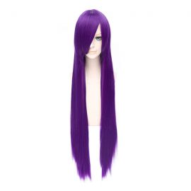 Cosplay long purple wig